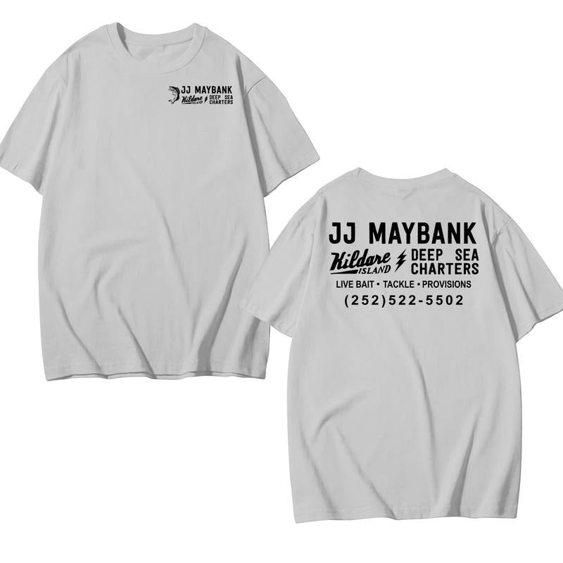 JJ Maybanks 2 Sides Kildare Deepsea Character T-Shirt, JJ Maybank Outfit, OBX SS4 Show Shirt, Beach Tee, Spring Break Tee Gift For Movies Lovers Fabric