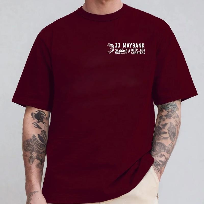 JJ Maybanks 2 Sides Kildare Deepsea Character T-Shirt, JJ Maybank Outfit, OBX SS4 Show Shirt, Beach Tee, Spring Break Tee Gift For Movies Lovers Fabric