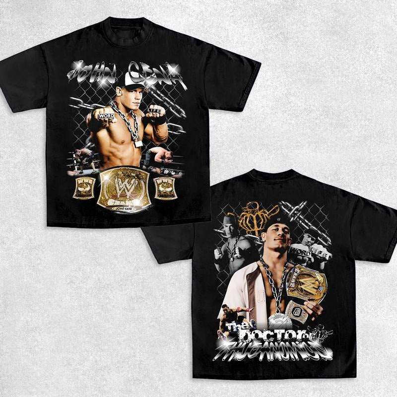 JOHN CENA-THE DOCTOR OF THUGANOMICS TEE, Wrestling Graphic Tee, WWE Shirt, Wrestling Gift Hoodie Beckie Dean