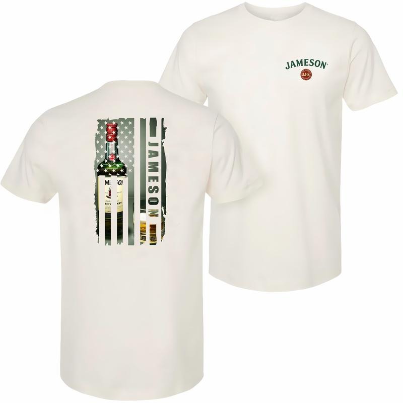 Jameson Flag T-shirt - 2 Side - Style Selections - Choose Your Hue - Iconic Styles - Unisex Appeal - Your Size Here style 001