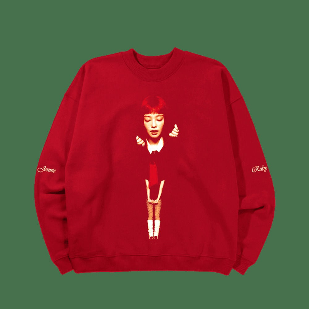 Jennie Merch Jennie Blackpink Ruby Album Kpop Sweatshirt Gifts For Music Fans