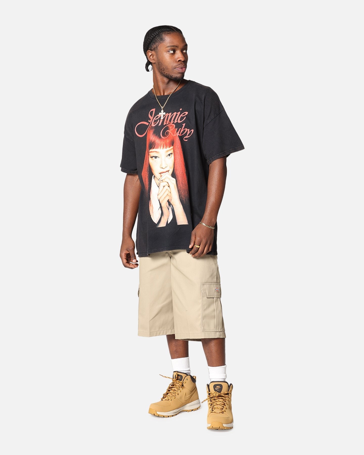 Jennie Ruby Nail Bite T-Shirt Black Vintage