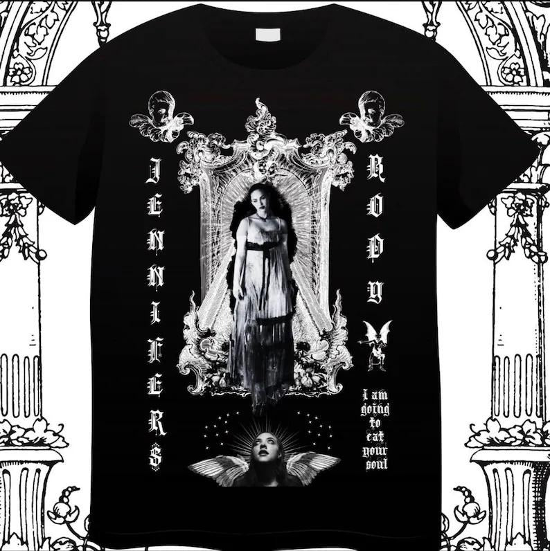 Jennifer's Body Horrowww Movie Tshirt Classic Cult Slasher Teen Megan Fox