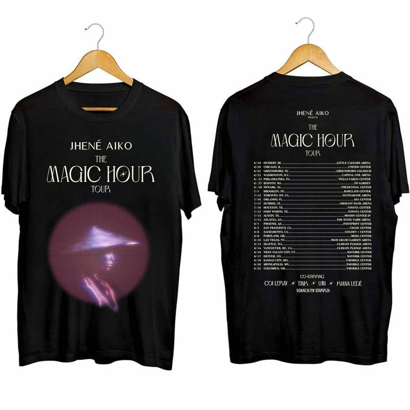 Jhene Aiko The Magic Hour Tour 2024 Shirt, Jhene Aiko Fan Shirt, Jhene Aiko 2024 Tour Shirt, The Magic Hour 2024 Concert Shirt , Free Shipping, Unisex T-Shirt, Crewneck Sweatshirt, Hoodie, tour 2024 shirt, retro shirt