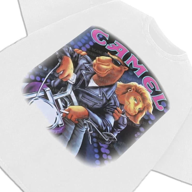 Joe Camel T-Shirt Joe Camel Motorcycle Vintage  T-shirt, sweater  Hoodie