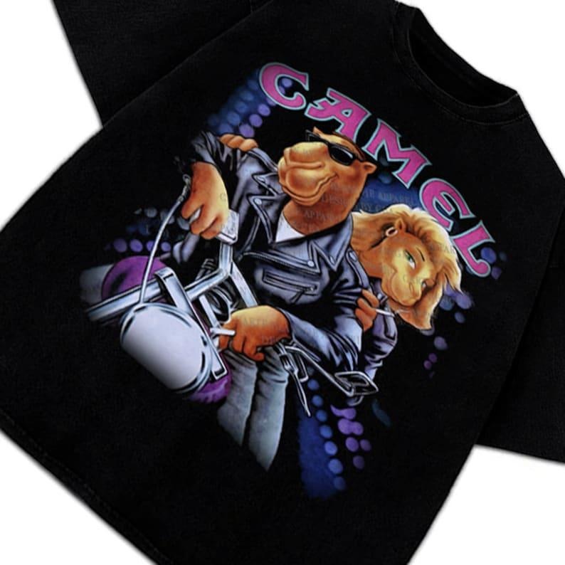 Joe Camel T-Shirt Joe Camel Motorcycle Vintage  T-shirt, sweater  Hoodie