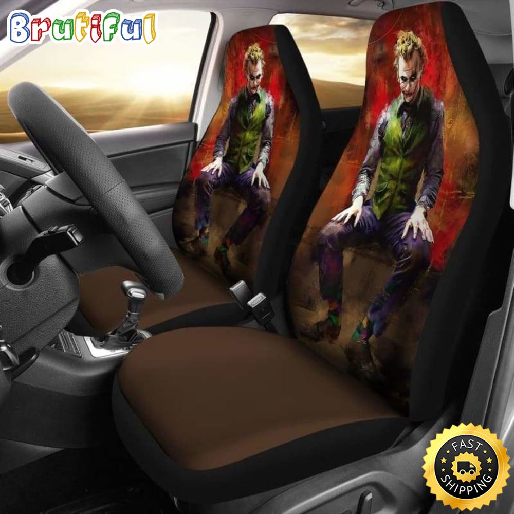 Joker Car Seat Covers Car Accessories Halloween Movie