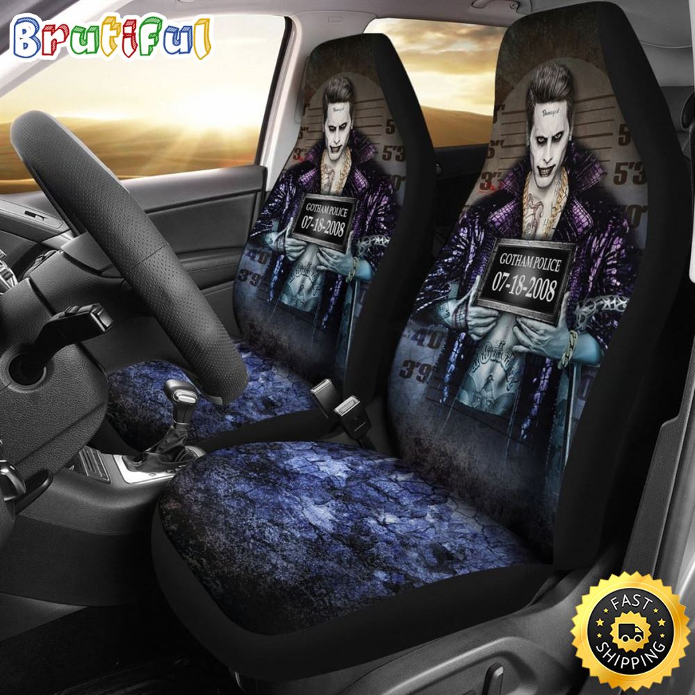 Joker Gotham Police Dc Comics Car Seat Covers Car Accessories Halloween Movie
