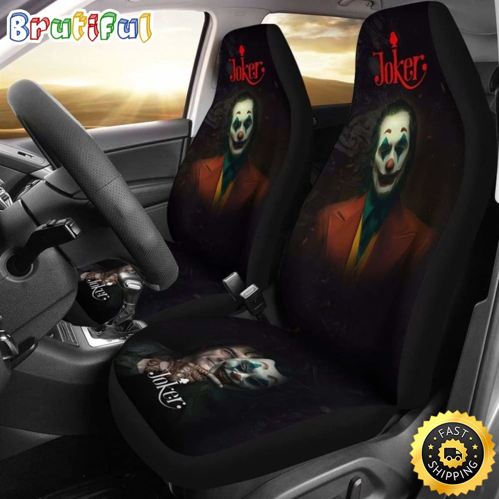 Joker New Supervillain Dc Comics Character Car Accessories Halloween Movie Car Seat Covers