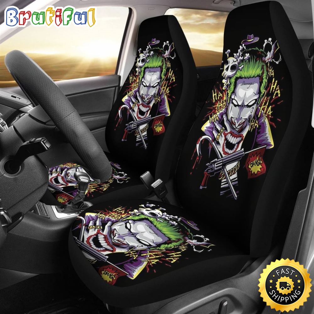 Joker Villains Car Seat Covers Suicide Squad Movie Fan