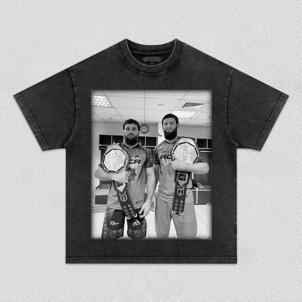 KHAMZAT CHIMAEV & VAGAEV ABUBAKAR TEE
