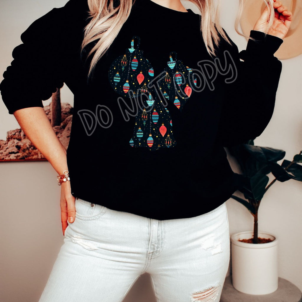 ORNAMENTS - HOLIDAY RUN 1 - UNISEX TEE ADULTS/KIDS