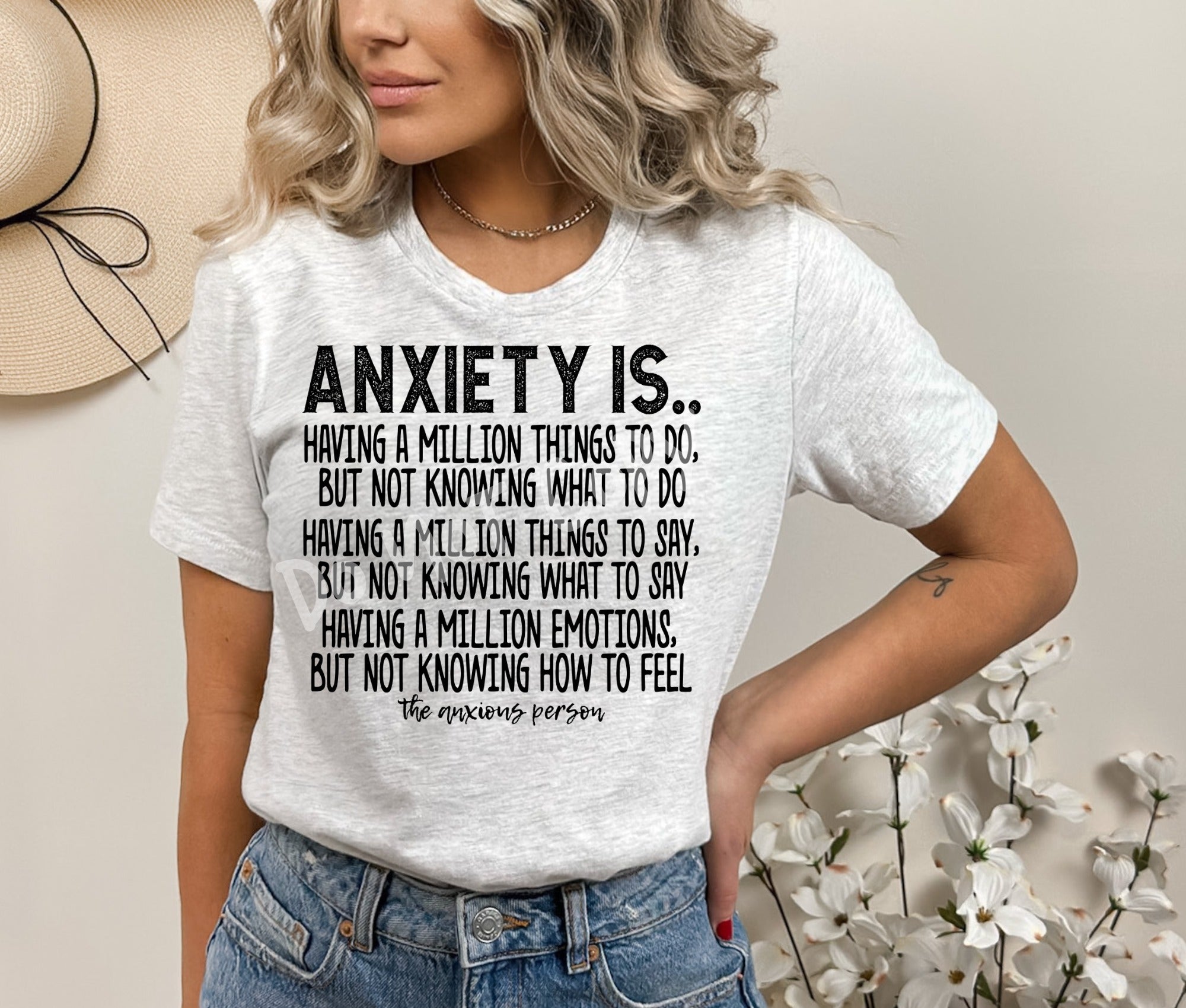 ANXIETY - UNISEX TEE ADULTS/KIDS