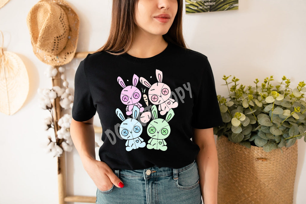 SPRING FLING-ZOMBIE BUNNIES- UNISEX TEE ADULTS/KIDS