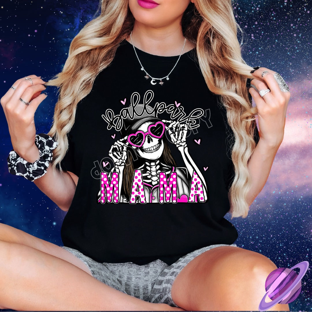 BALLPARK MAMA UNISEX TEE ADULTS/KIDS