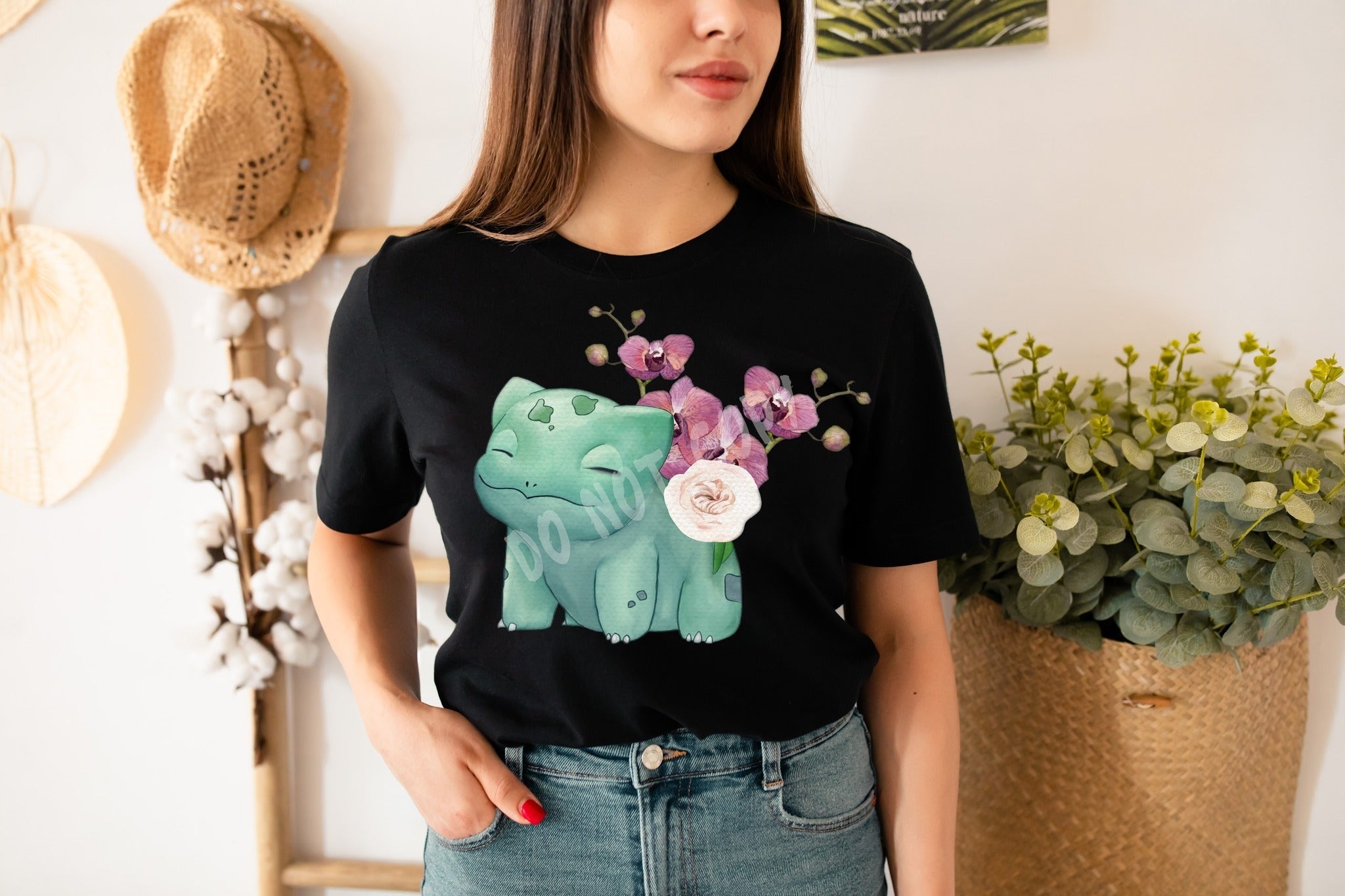 CATCH EM RUN-FLORAL BULB-UNISEX TEE ADULTS/KIDS