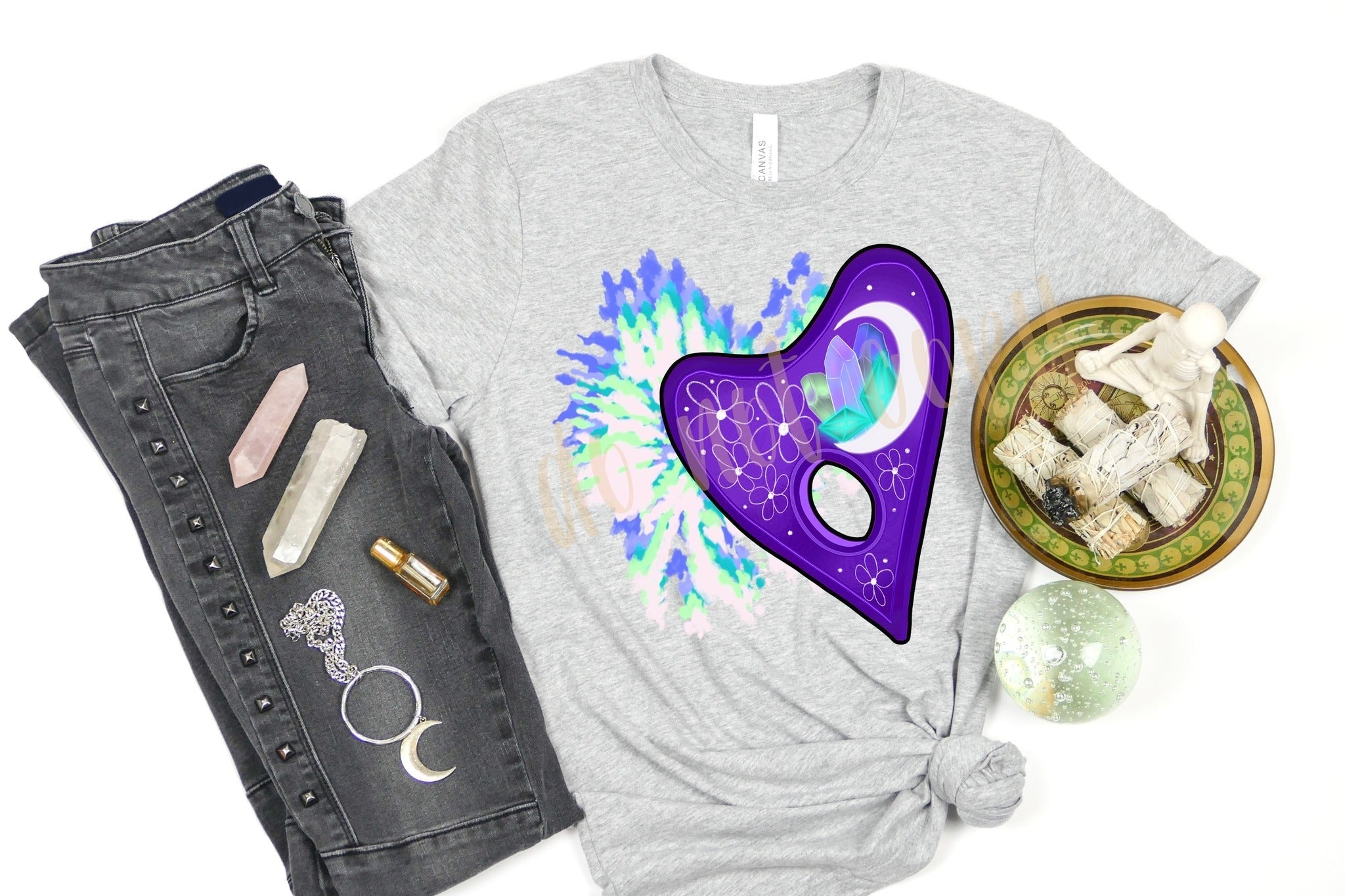 TSF RUN-TIE DYE OUIJI UNISEX TEE ADULTS/KIDS