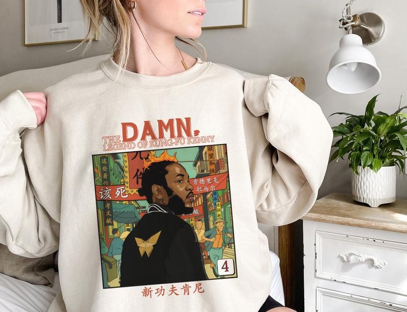 KL Inspired Kung Fu Kenny Graphic Tee Vintage 90's Comic Style T-Shirt style 001