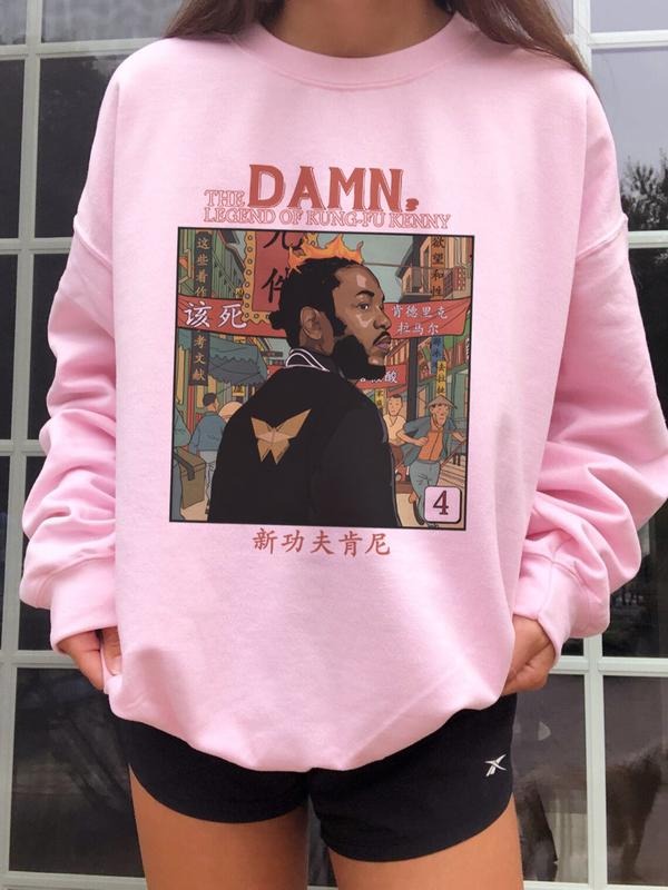 KL Inspired Kung Fu Kenny Graphic Tee Vintage 90's Comic Style T-Shirt style 001