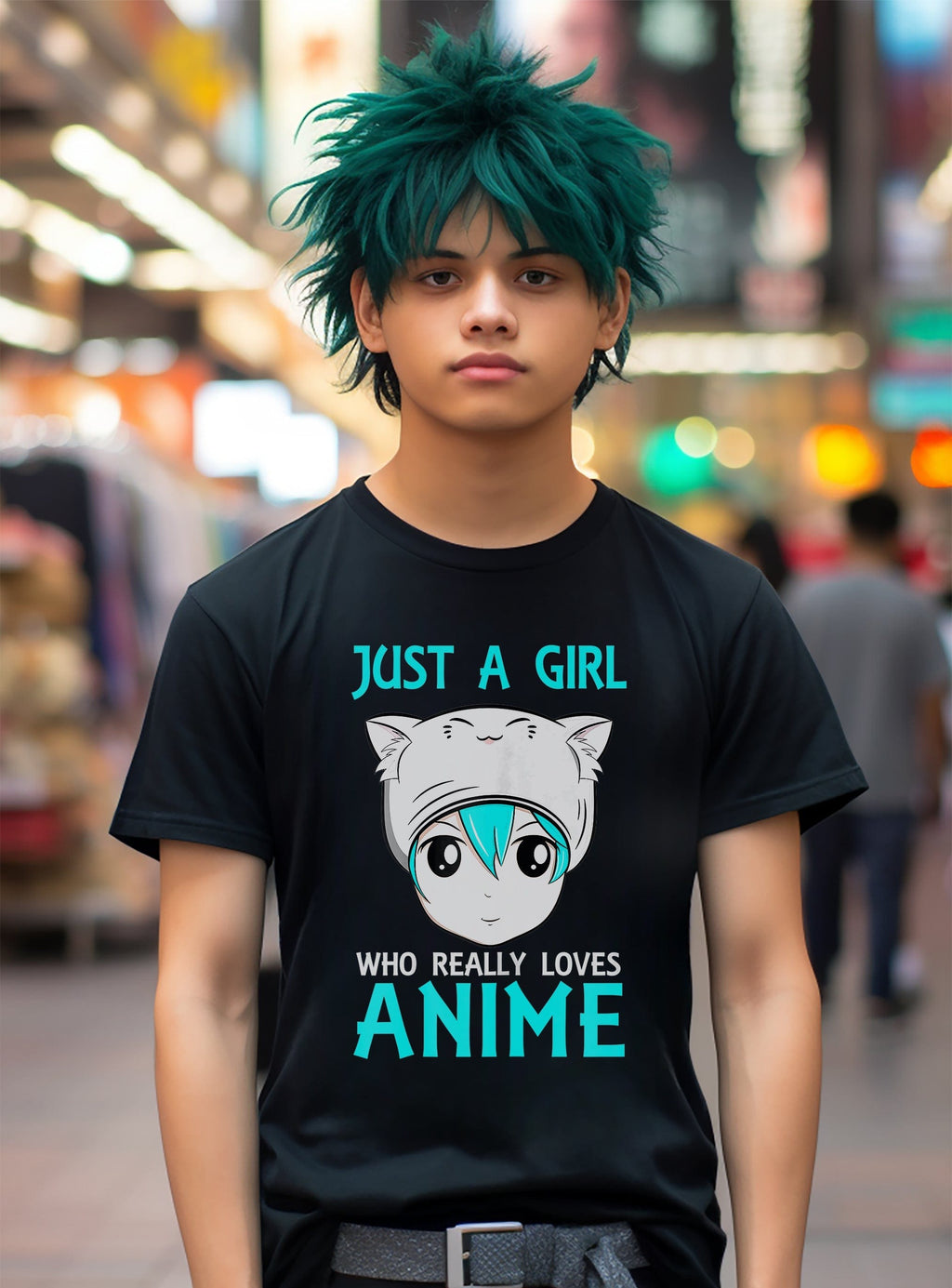 Kawaii Anime Girl T-Shirt