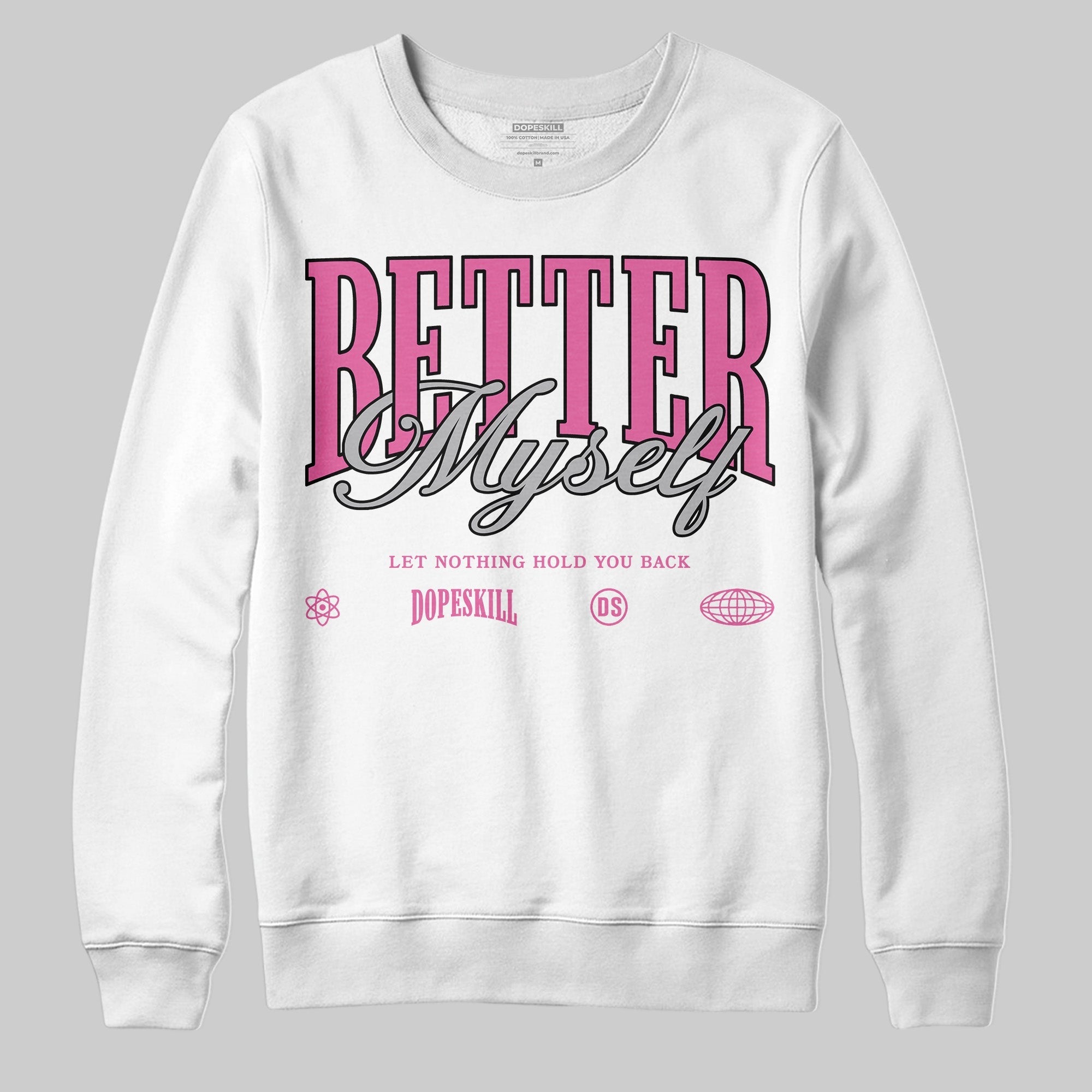 Kayano 14 Cream Sweet Pink DopeSkill Sweatshirt Better Myself Graphic