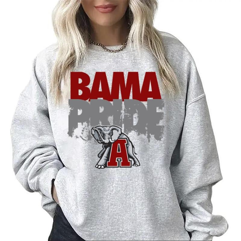 Keep Warm In Vintage Alabama Crimson Tide Hoodie For Fans Cotton T-shirt Sweatshirt Cotton Womenswear Garment Day