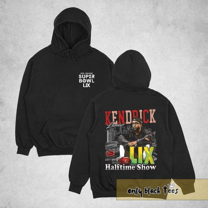 Kendrick SB 2025 Hoodie, Unisex Hoodie Sweatshirt T-shirt, Two-sided Unisex Cotton Hoodie, Kendrick, GNX, Gifts For Fans