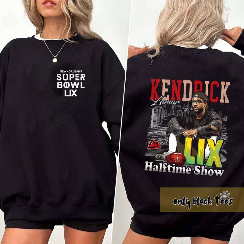 Kendrick SB 2025 Hoodie, Unisex Hoodie Sweatshirt T-shirt, Two-sided Unisex Cotton Hoodie, Kendrick, GNX, Gifts For Fans