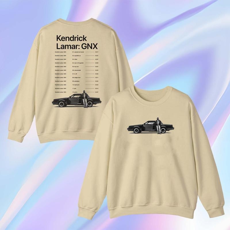 Kendrick new song Tshirt, all GNX Album T-Shirt, Hip Hop Graphic Tee, Lamar Shirt,