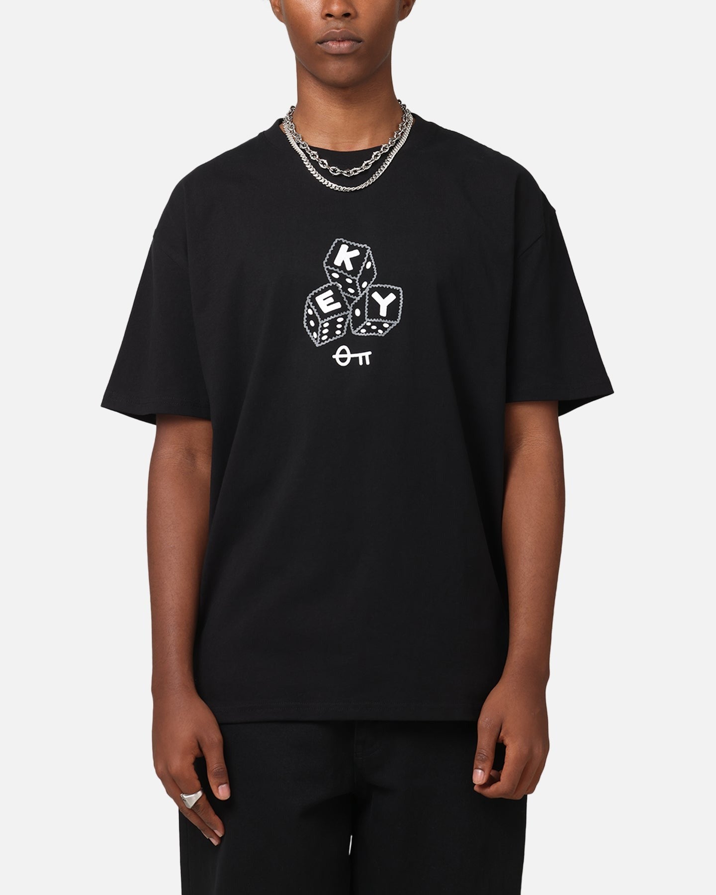 Key Street Dice Vintage T-Shirt Black