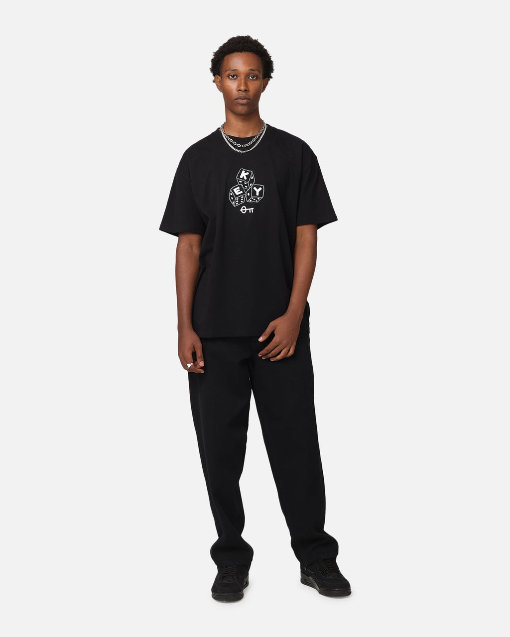 Key Street Dice Vintage T-Shirt Black