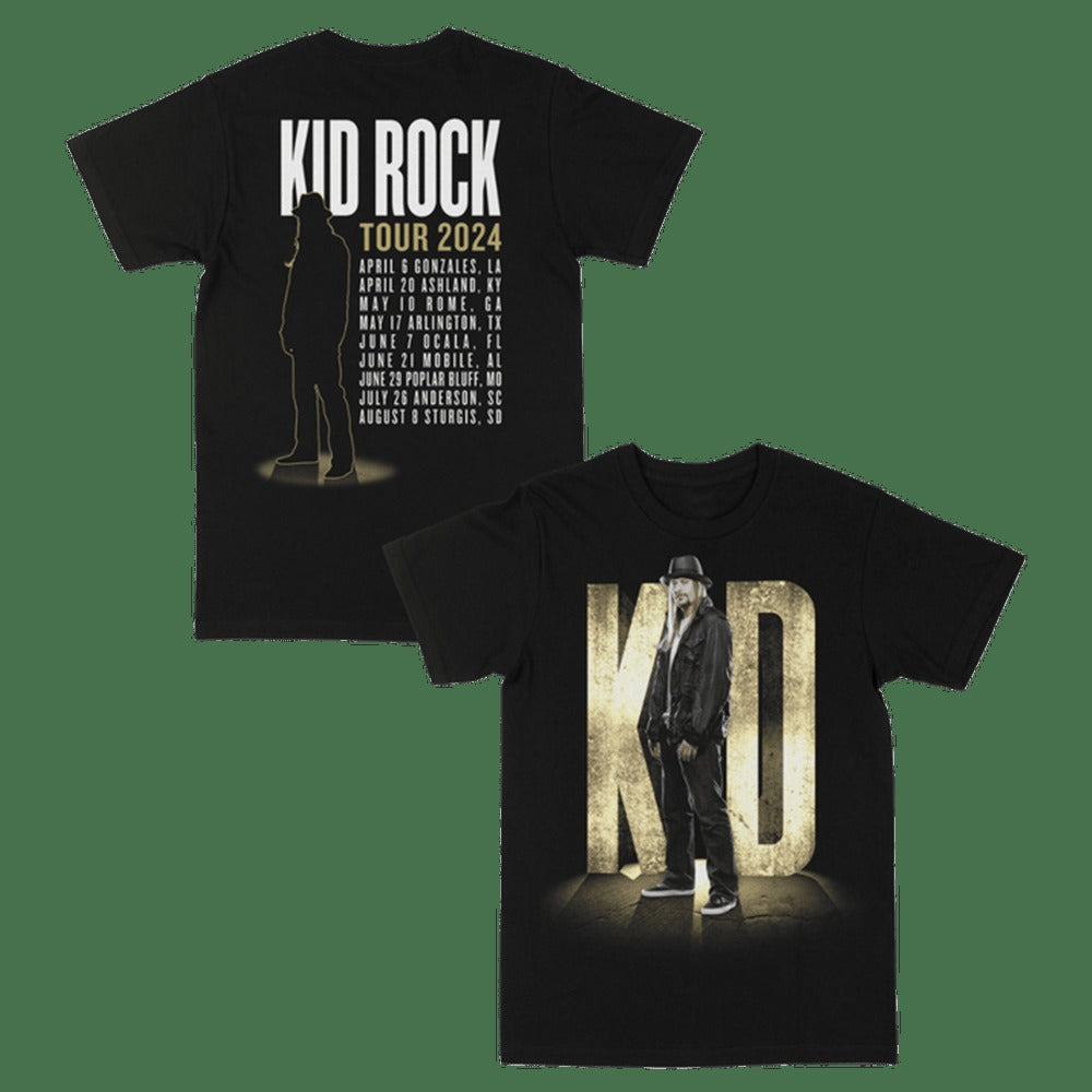 Kid Rock Merch Kid 2024 Tour T-Shirt For Music Fans Gifts For Father's Day Ideas Gift for Dad