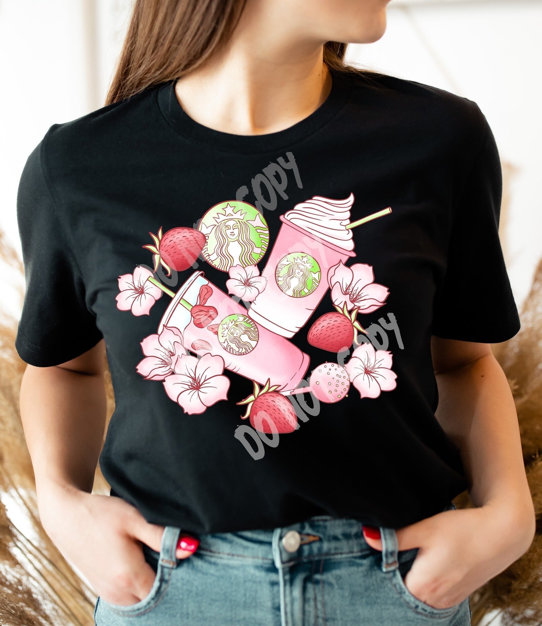 Strawberry Drink -Unisex Tee Adults/ Kids