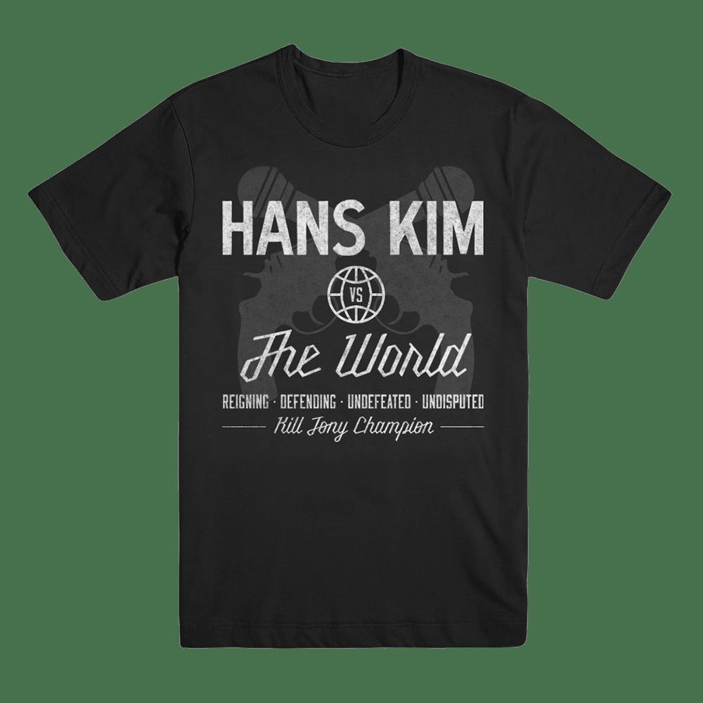 Kill Tony Merch Hans Kim vs The World T-Shirt Gifts For Music Fans Gift Idea for Boyfriend