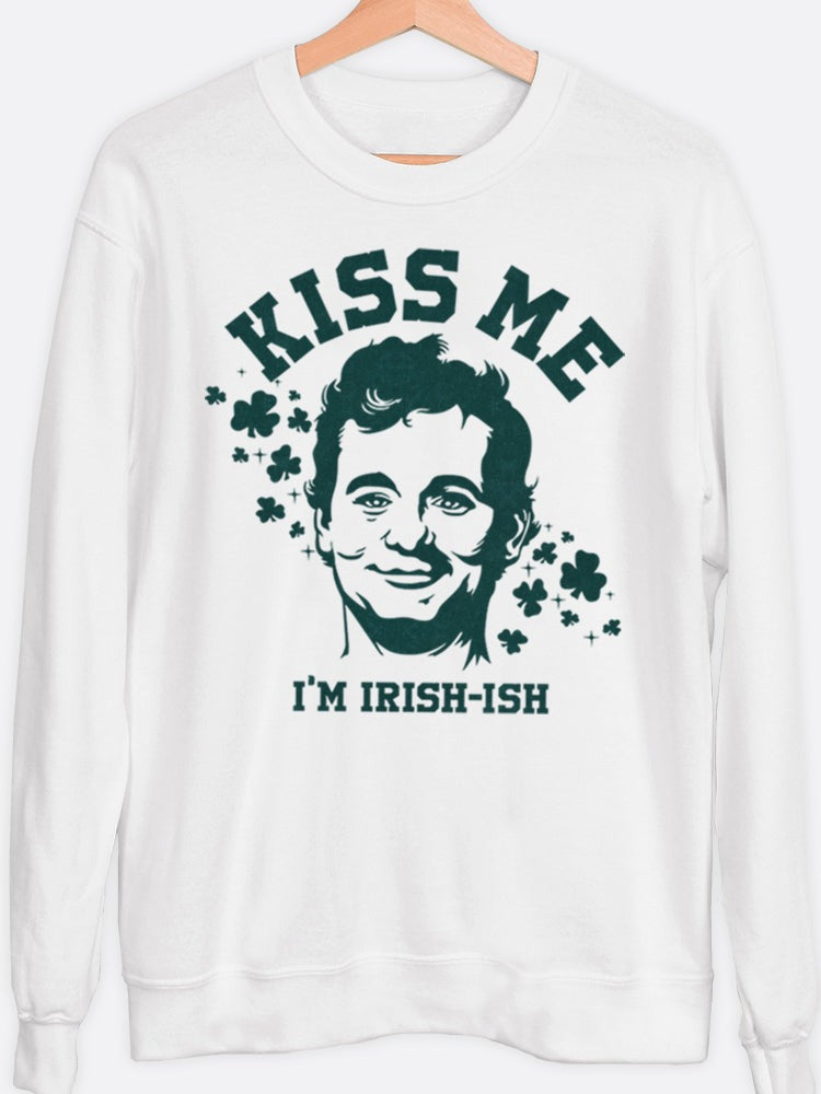 Kiss Me I'm Irish-ish Graphic Sweatshirt