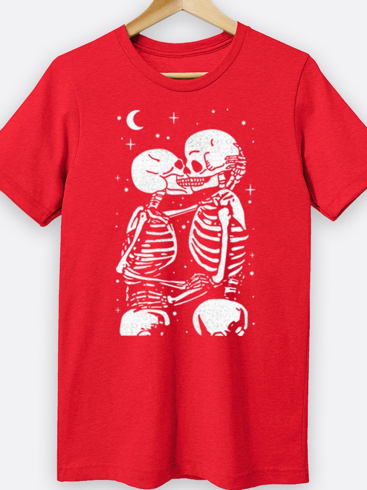 Kissing Skeletons Graphic Tee