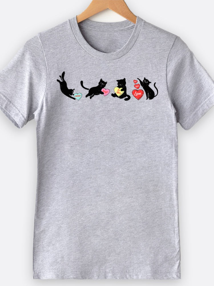 Kittens & Candy Hearts Graphic Tee
