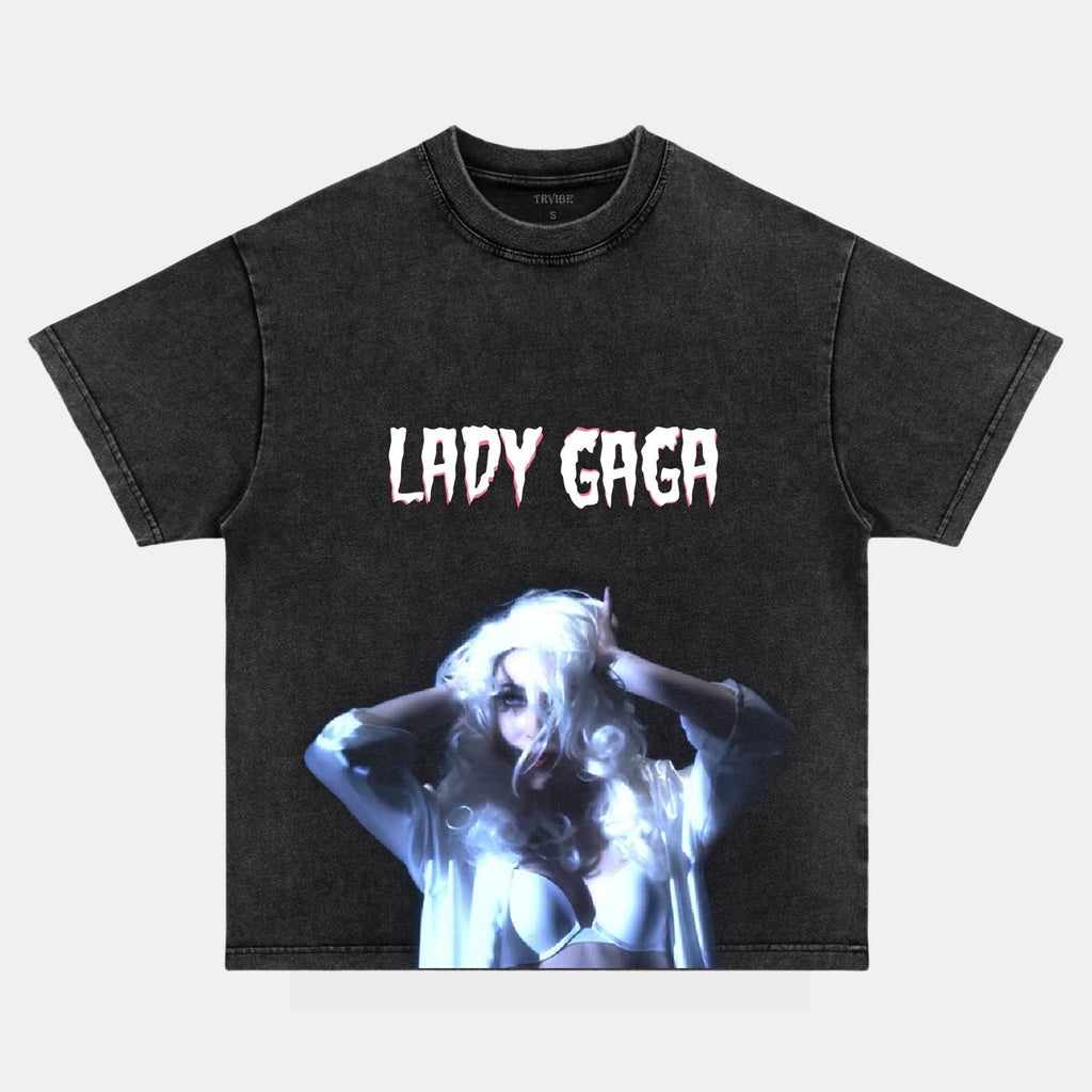 LADY GAGA VINTAGE V6 TEE