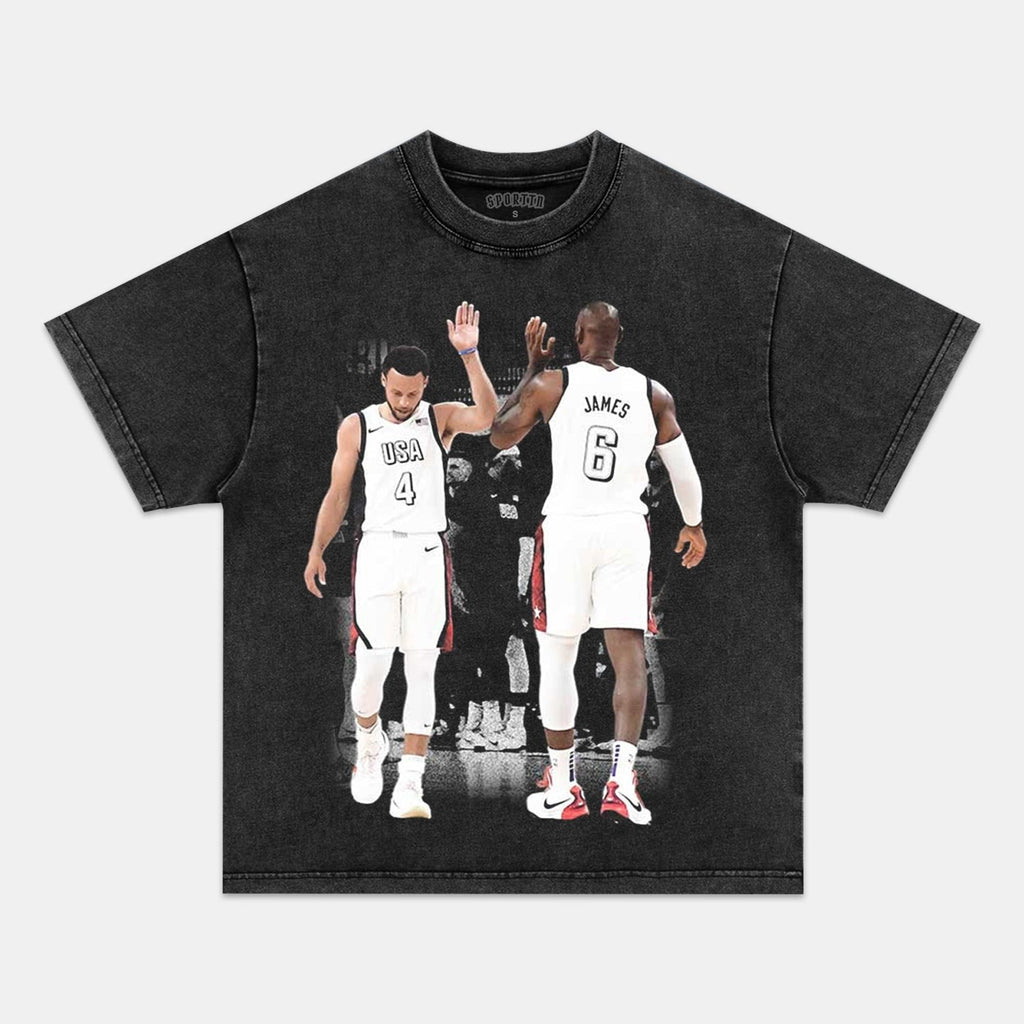 LEBRON JAMES & CURRY TEE 2.0 Style001