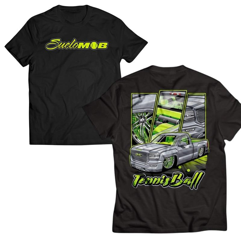 La Tennis Ball 2.0 Car Lover T-Shirt, Automotive Graphic Tee, Car Enthusiast Apparel, Casual Car Merch for Men