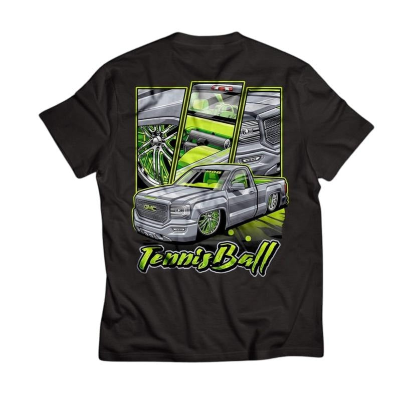 La Tennis Ball 2.0 Car Lover T-Shirt, Automotive Graphic Tee, Car Enthusiast Apparel, Casual Car Merch for Men