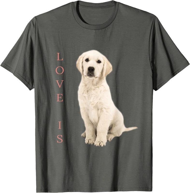 Labrador Retriever Shirt Women Men White Lab Mom Dad Dog Tee Unisex T-Shirt Sweatshirt Hoodie Crewneck Casual Shortsleeve Tshirt