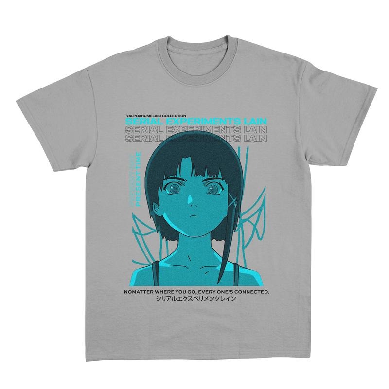 Lain Shirt, Serial Experiments Lain Vintage, Anime Shirt, Streetwear, Anime Graphic Tee, Anime Lovers Shirt Menswear Top Classic Cotton style 001