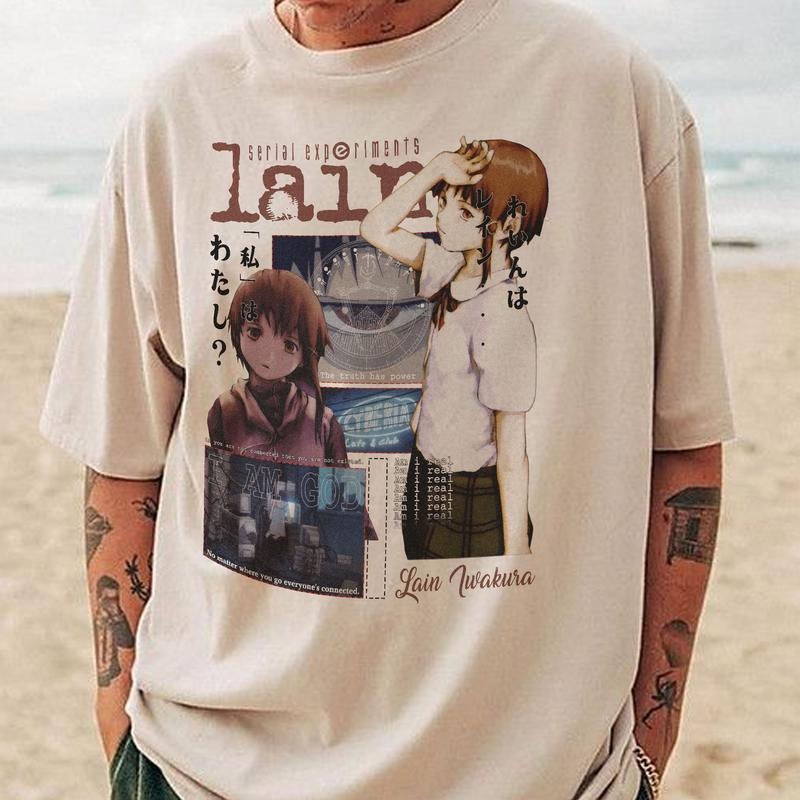 Lain Shirt, Serial Experiments Lain shirt, Anime Shirt, Streetwear, Anime Manga Shirt, Anime Graphic Tee, Anime Lovers Shirt,SERIAL EXPERIMENTAL LAIN Shirt, A Japanese Anime Tv Series shirt, Japan Tshirt, Retro Anime Tee, Manga Vintage Tee style 001