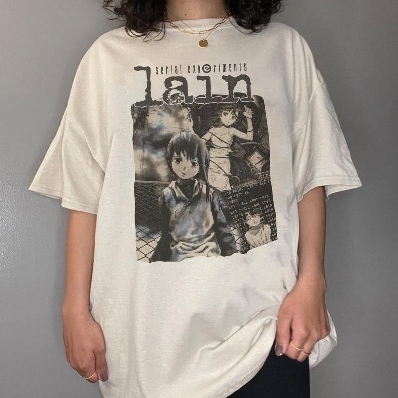Lain Shirt, Serial Experiments Lain shirt, Anime Shirt, Streetwear, Anime Manga Shirt, Anime Graphic Tee, Anime Lovers Shirt,SERIAL EXPERIMENTAL LAIN Shirt, A Japanese Anime Tv Series shirt, Japan Tshirt, Retro Anime Tee, Manga Vintage Tee