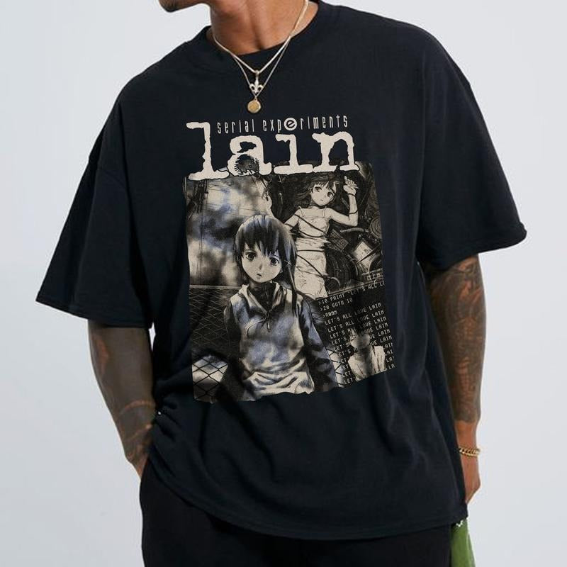 Lain Shirt, Serial Experiments Lain shirt, Anime Shirt, Streetwear, Anime Manga Shirt, Anime Graphic Tee, Anime Lovers Shirt,SERIAL EXPERIMENTAL LAIN Shirt, A Japanese Anime Tv Series shirt, Japan Tshirt, Retro Anime Tee, Manga Vintage Tee