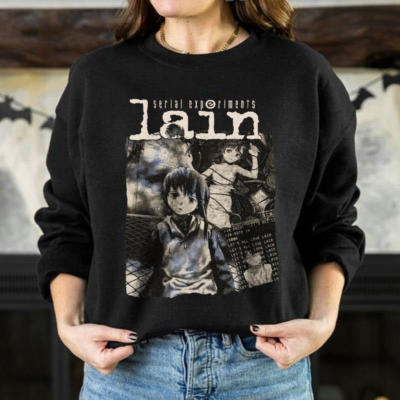 Lain Shirt, Serial Experiments Lain shirt, Anime Shirt, Streetwear, Anime Manga Shirt, Anime Graphic Tee, Anime Lovers Shirt,SERIAL EXPERIMENTAL LAIN Shirt, A Japanese Anime Tv Series shirt, Japan Tshirt, Retro Anime Tee, Manga Vintage Tee