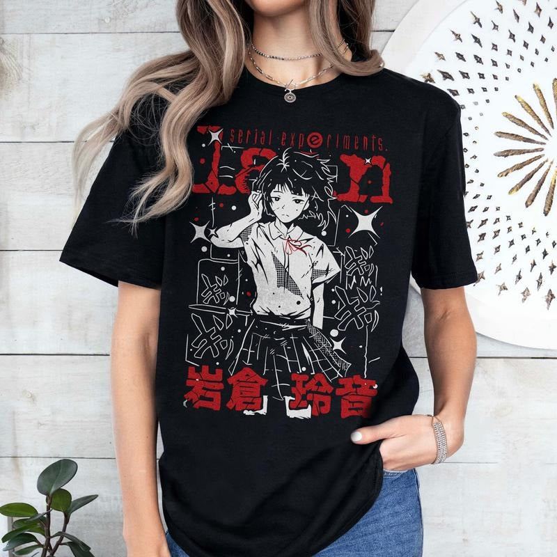 Lain Shirt, Serial Experiments Lain shirt, Anime Shirt, Streetwear, Anime Manga Shirt, Anime Graphic Tee, Anime Lovers Shirt,SERIAL EXPERIMENTAL LAIN Shirt, A Japanese Anime Tv Series shirt, Japan Tshirt, Retro Anime Tee, Manga Vintage Tee style 002
