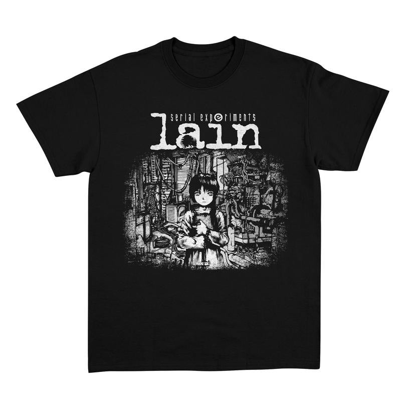Lain Shirt, Serial Experiments Lain shirt, Anime Shirt, Streetwear, Vintage Anime Tees, anime tees Menswear Top