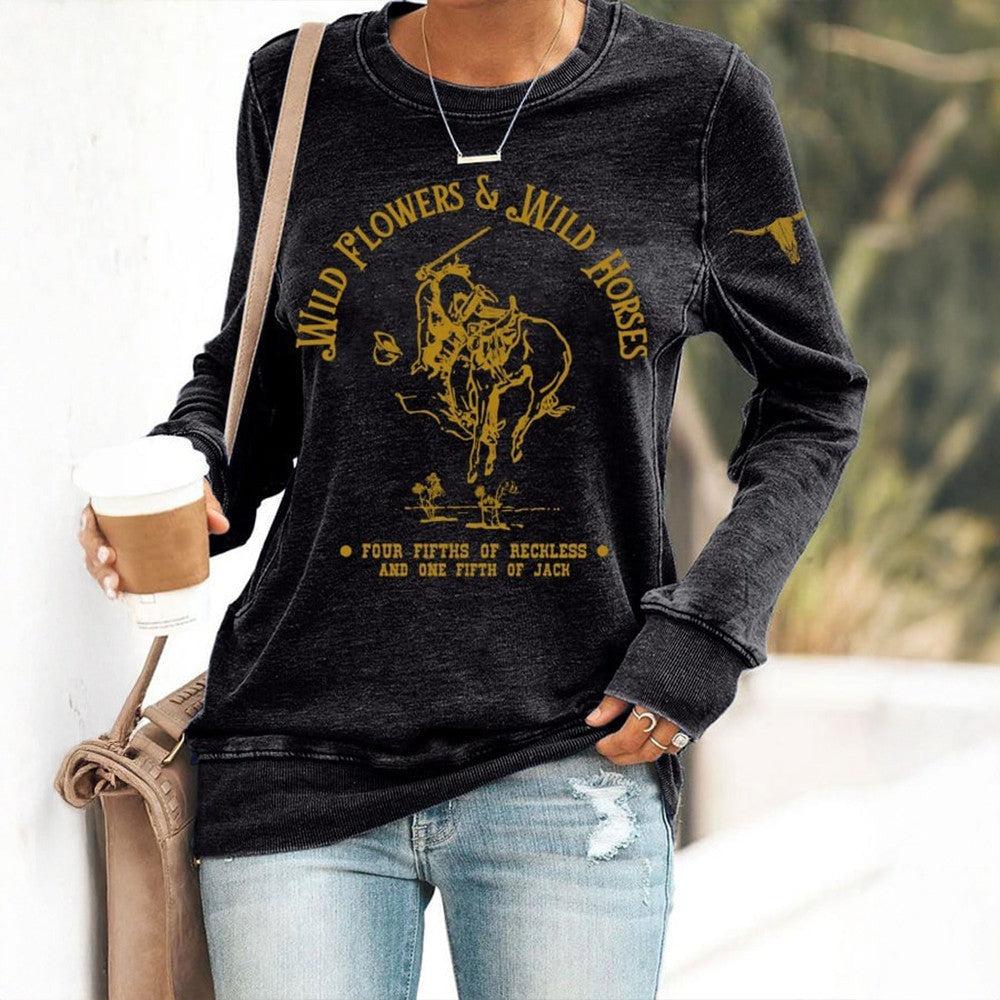 Lainey Wilson Merch Wild Flowers And Wild Horses Sweatshirt Country Music Sweatshirt For Fan